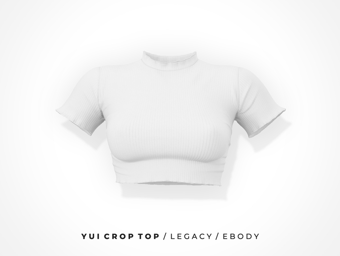Otaku. Yui Crop Top / White 