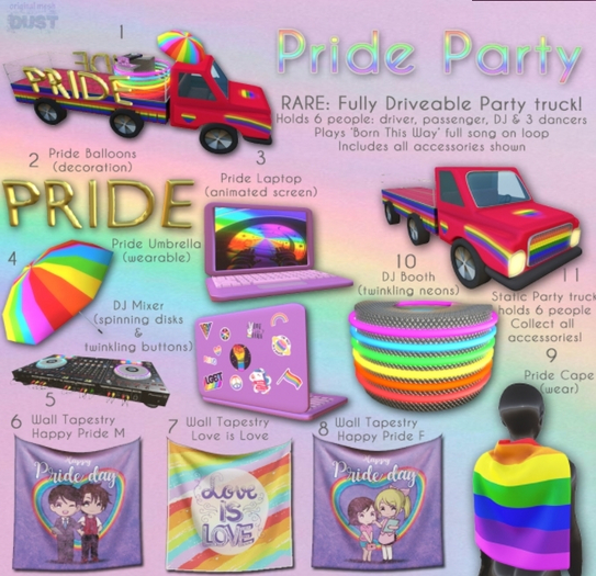 1 DUST: Pride DJ Truck RARE