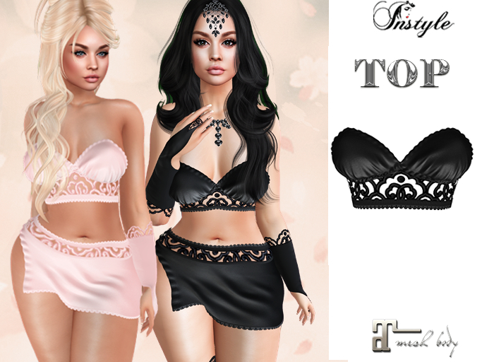 InStyle-  TOPS- Black-Maitreya