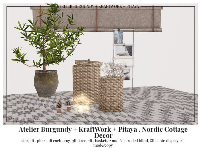 AB+KW+Pitaya . Nordic Cottage . Decor *ADD*