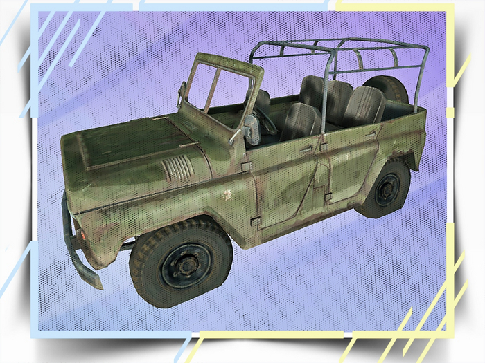 UAZ-469 damage 1