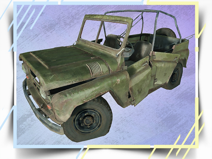 UAZ-469 damage 3