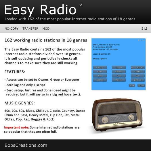 Easy Radio (Vintage 3) 
