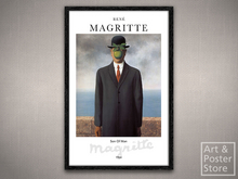 Son Of Man - Magritte | Fine Art Poster | Mesh Frame with 6 texture options