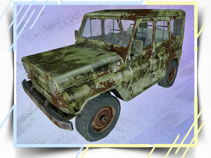 UAZ-469 damage 4