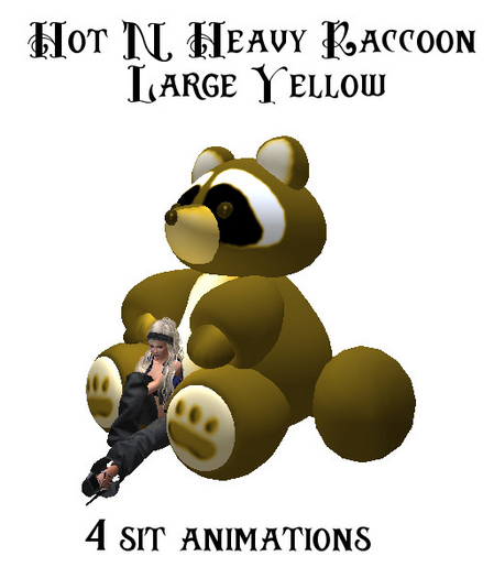 Hot N Heavy - Raccoon Large Yellow