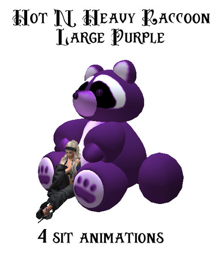 Hot N Heavy - Raccoon Large Purple