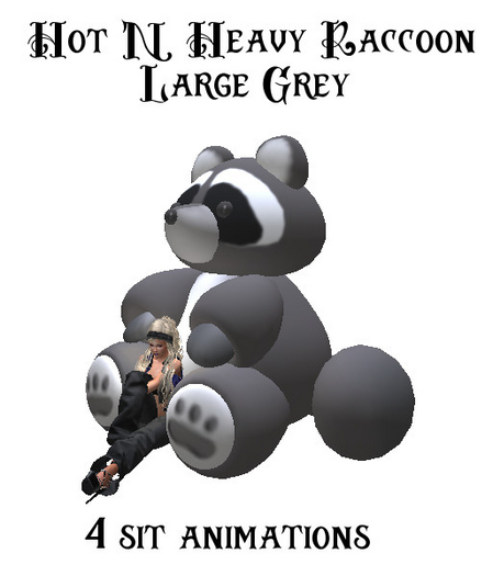 Hot N Heavy - Raccoon Large Grey