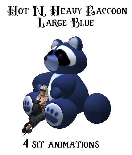 Hot N Heavy - Raccoon Large Blue