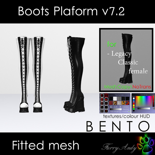 Furry Andy - Boots Platform v7.2 - Legacy Classic (f)