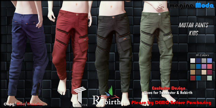 -Imagine- Motar Pants Kids