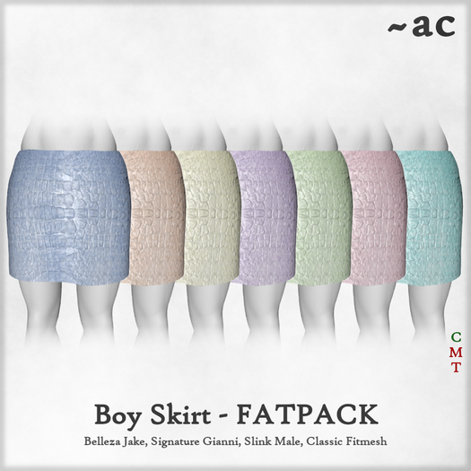 ~AC Boy Skirt - FATPACK