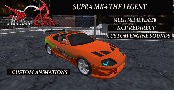 Supra MK 4 Fast and Furious 