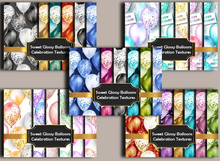 Fat Pack Sweet Glossy Balloons Celebration Textures Seamless