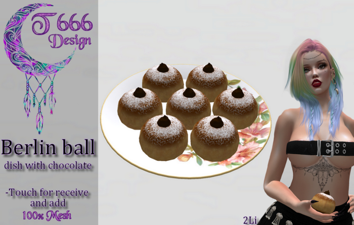 - Berlin ball dish with chocolate -