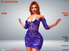 [JC CONSTANTINE] Wayca Dress Blue