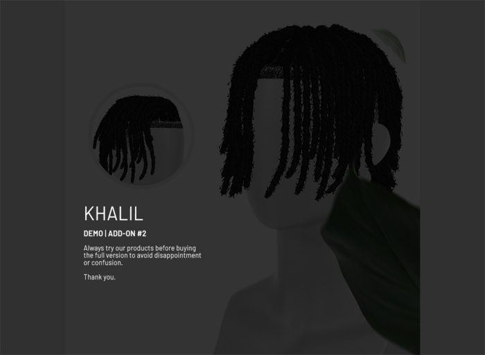 YUTH "KHALIL" DREADS "DEMO" ADD-ON #2