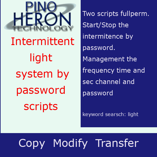 035 - Intermittent light system by password