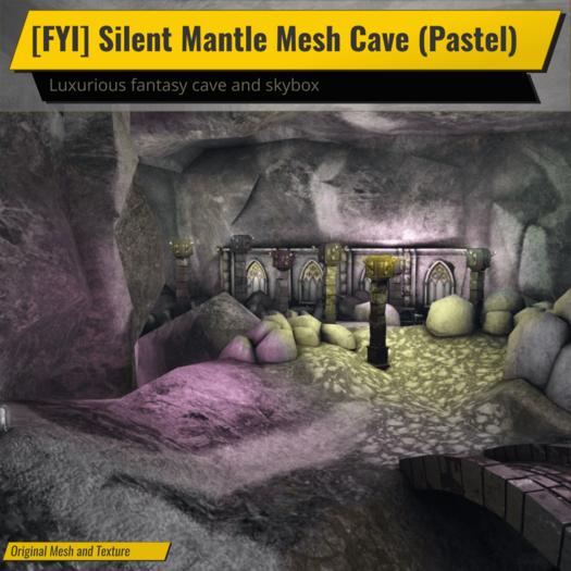 [FYI] Mesh Material Fantasy Castle Cave with Bridges (Pastel) 