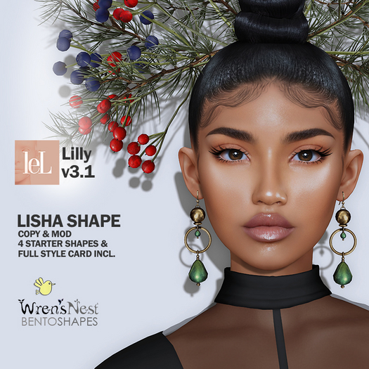 LELUTKA LILLY SHAPE - { wren's nest } - Lisha