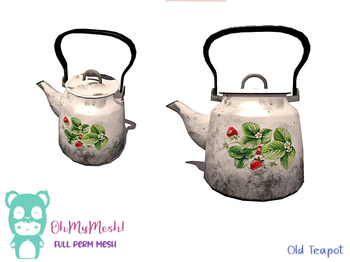OhMyMesh! Old Teapot - Full Perm Mesh