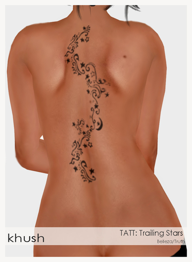 KHUSH Trailing Stars Tattoo