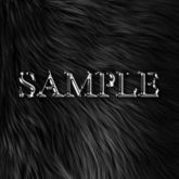 Zoy Texture [ Fur Shag Black 4 ]