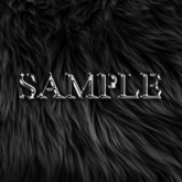Zoy Texture [ Fur Shag Black 5 ]