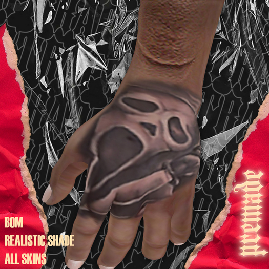 Trap Ink's - Scream Hand Tat