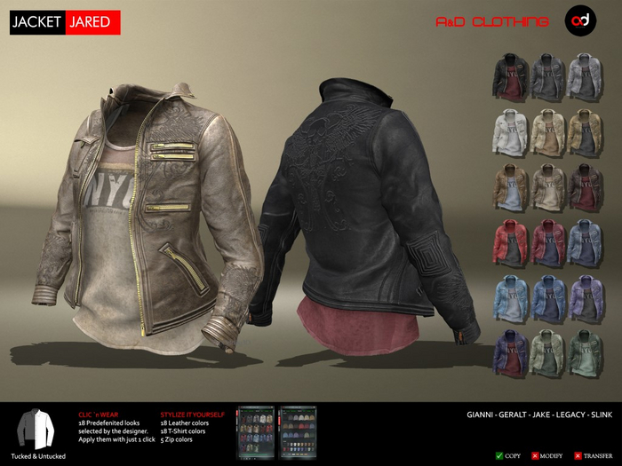 A&D Clothing - Jacket -Jared-  FatPack