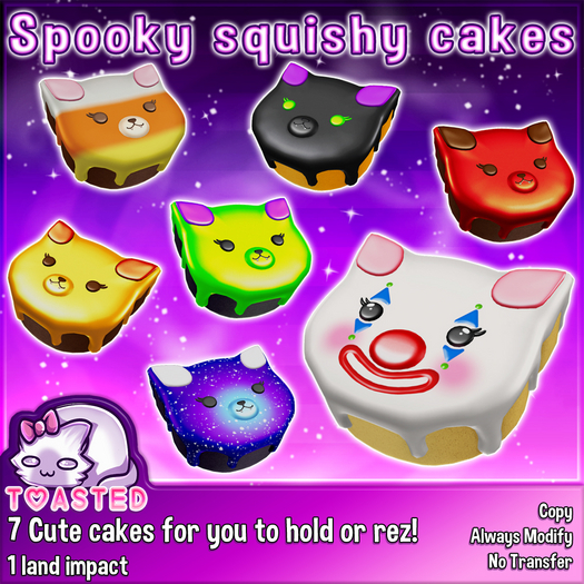 TOASTED // Spooky Squishy Cakes