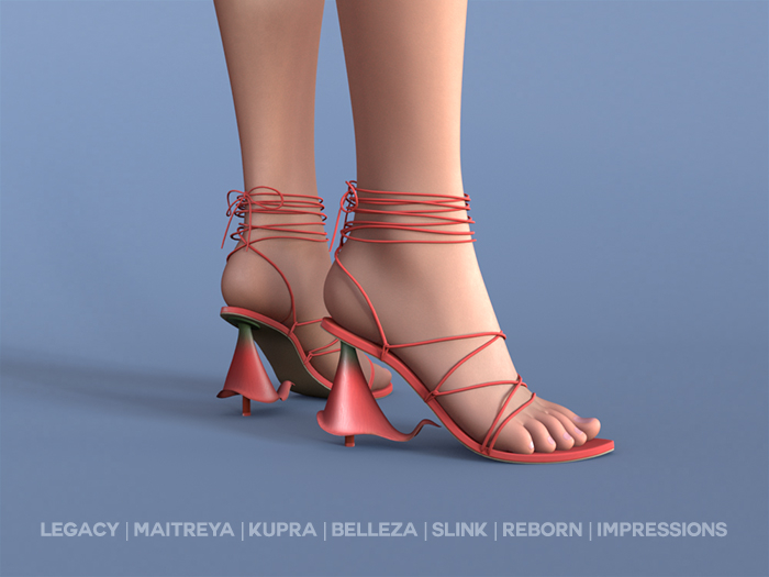 $NT Calla Lilly Heels RED