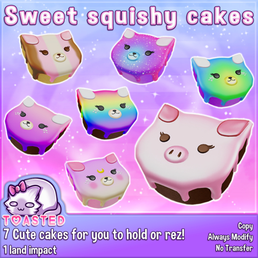 TOASTED // Sweet Squishy Cakes