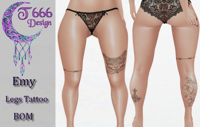 - Emy Legs Tattoo -