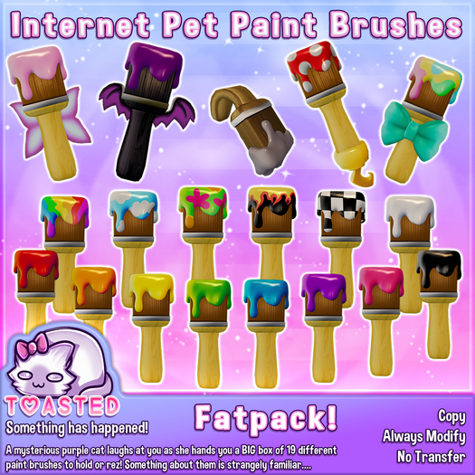 TOASTED // Internet Pet Paint Brushes FATPACK