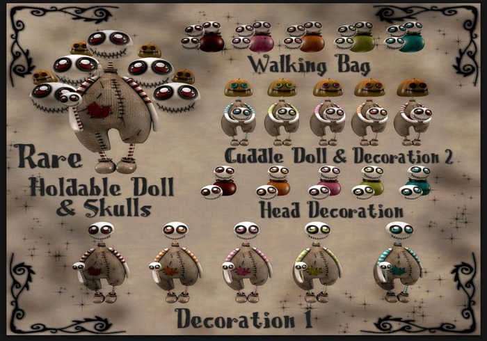 * Mister Pumpkins * Cuddle Pumpkin with Heads RARE