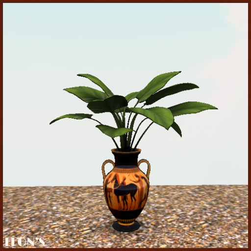 Ficus Lyra in Greek Roman Victorian Amphora C - RESIZE COPY