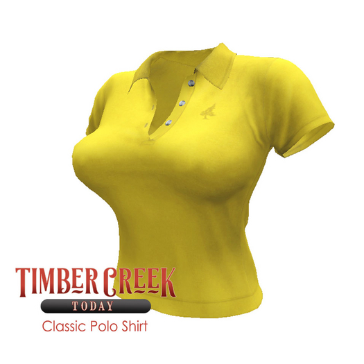 [Timber Creek] Polo Top-Yellow