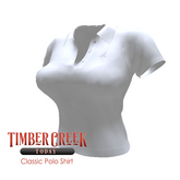 [Timber Creek] Polo Top-White