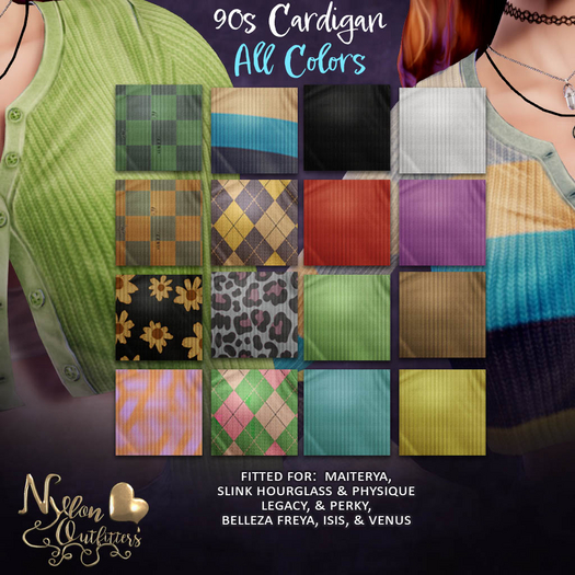 (NO) 90s Cardigan - All Colors