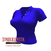[Timber Creek] Polo Top-Royal Blue