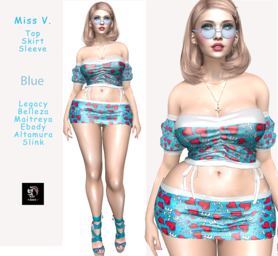 Miss V Blue