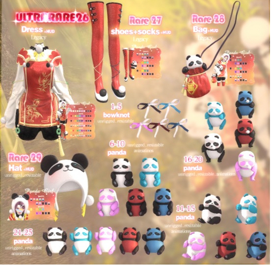#RARE1 FenDuDu_Panda Girl [LEGACY]