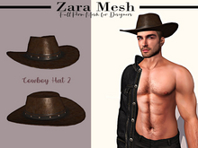 ZM - Clothes - Cowboy Hat 2 - FULL PERM MESH
