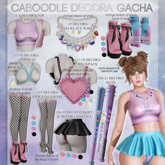 Caboodle - Decora Harness - Black - Maitreya