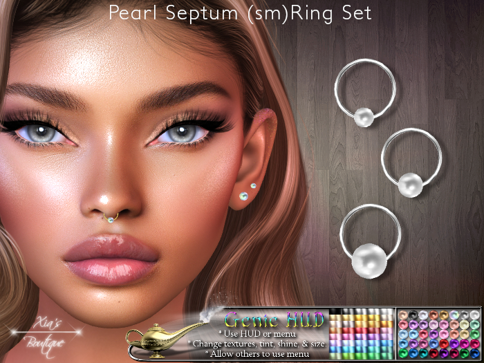 Pearl Septum Nose Ring Piercing s