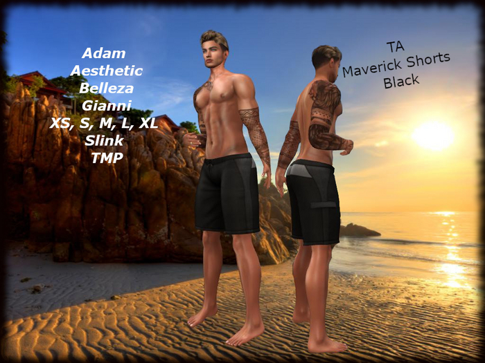 TA MAVERICK SHORTS Black