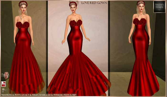 SAS - Love Red Gown (MB) 