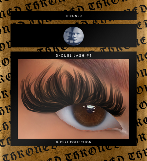 [THRONED] D-Curl Lash #1 // GENUS