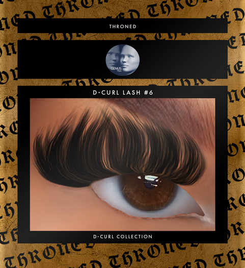 [THRONED] D-Curl Lash #6 // GENUS